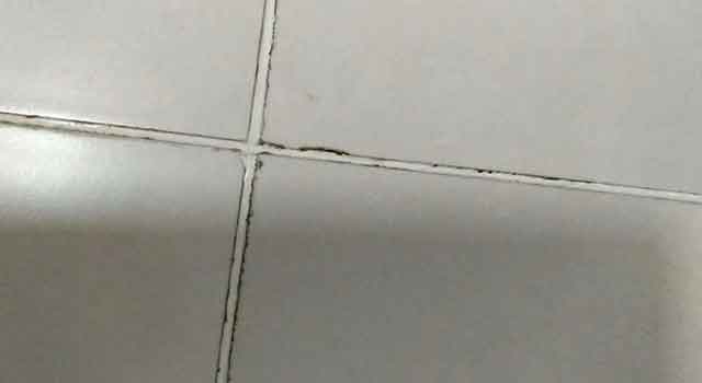 瓷磚不做美縫，導(dǎo)致黑邊效果